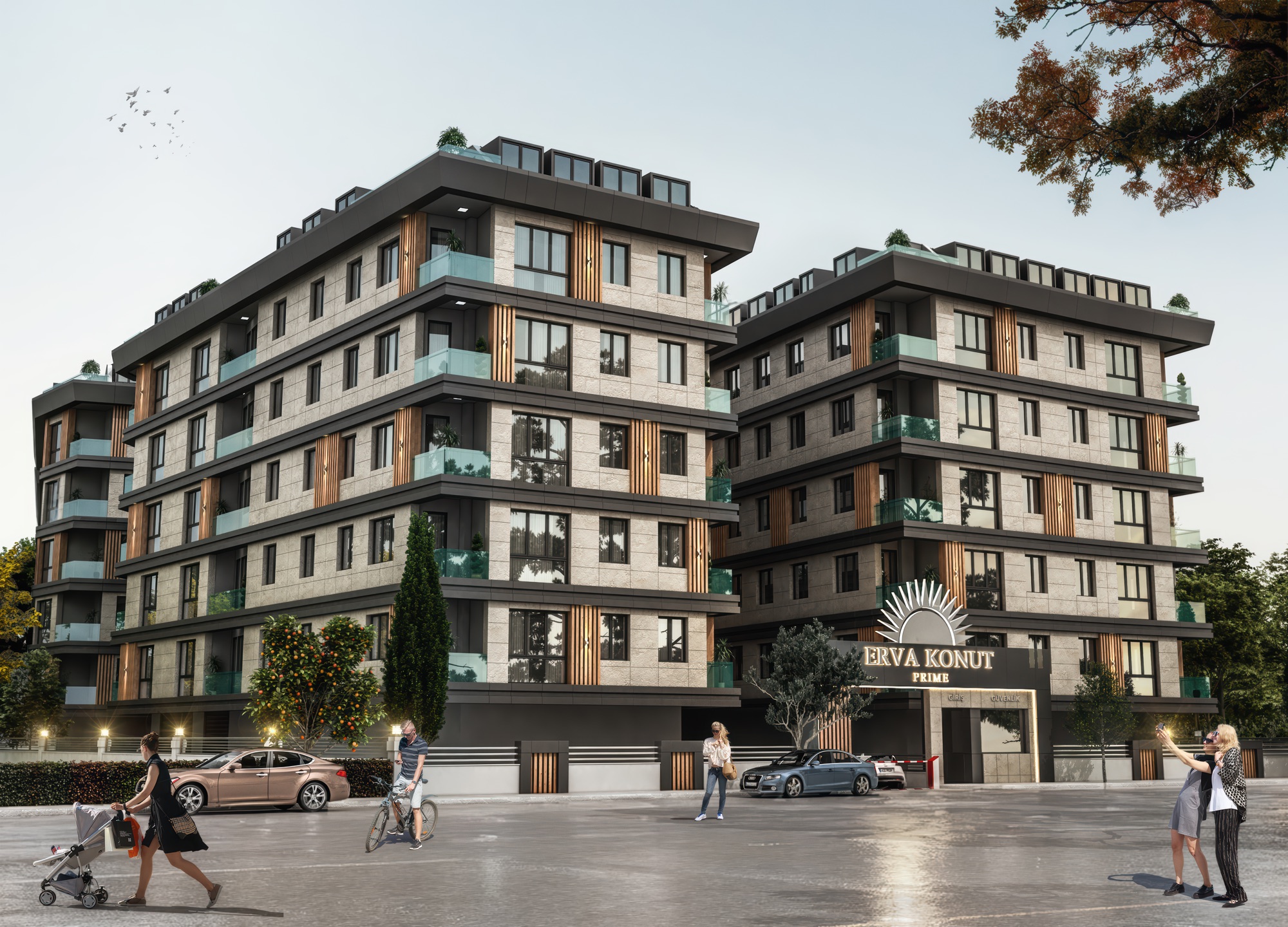 Erva Konut İdealtepe dış cephe
