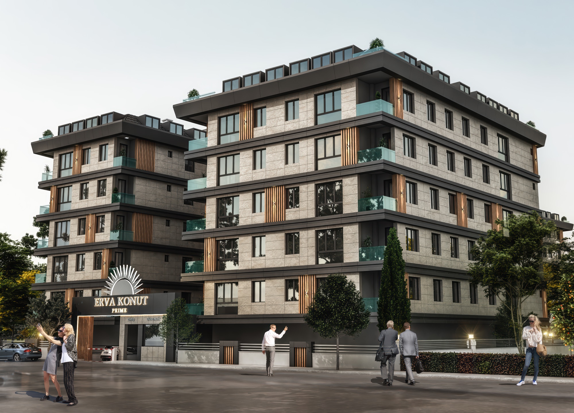 Erva Konut İdealtepe dış cephe